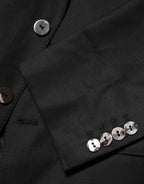 Dolce & Gabbana Black Single Breasted Men Coat MARTINI Blazer - Zeiniez