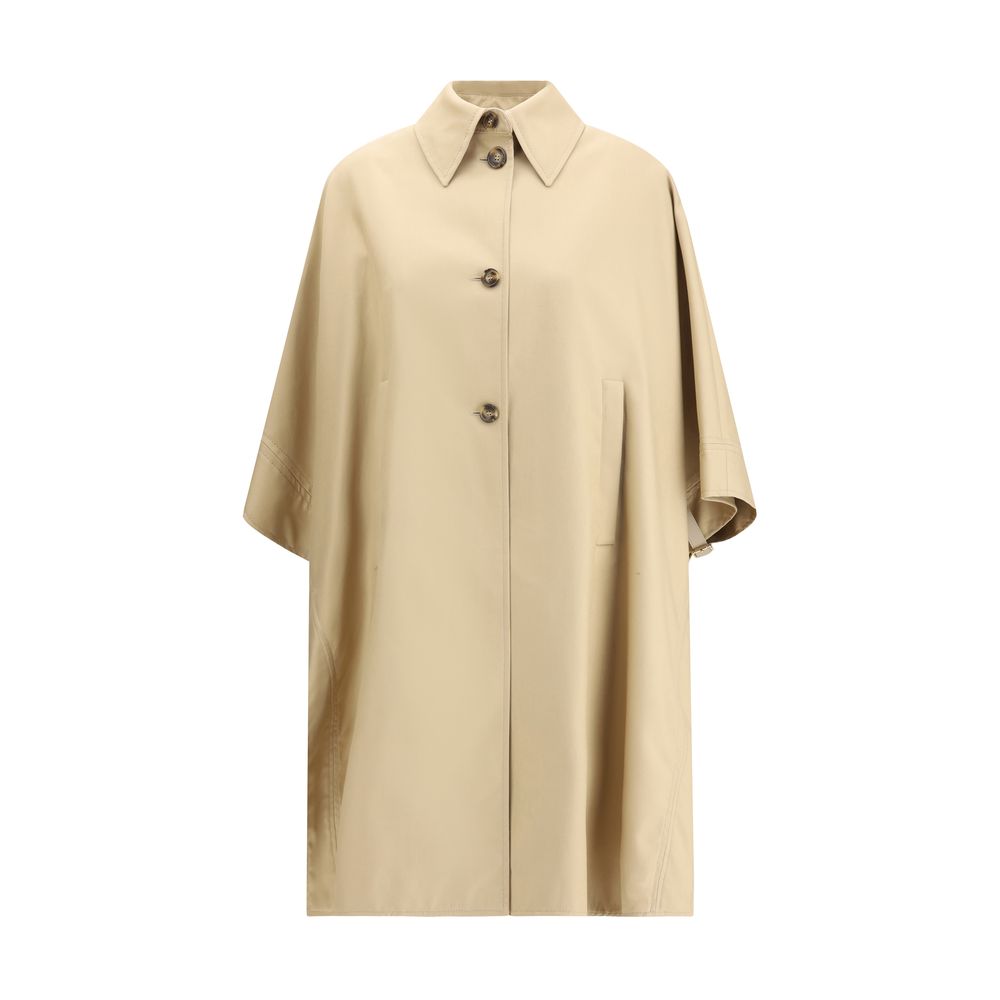 Max Mara Beige Cotton Coat - Zeiniez