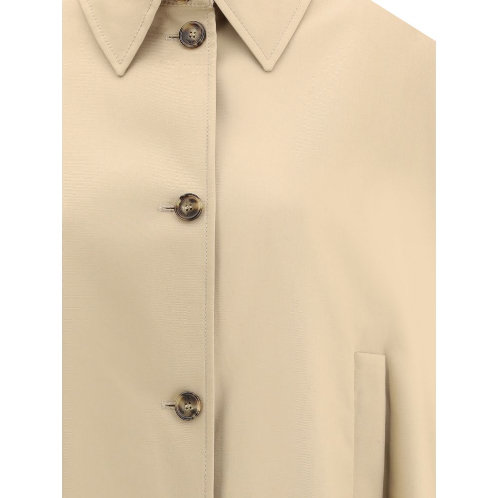 Max Mara Beige Cotton Coat - Zeiniez
