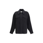 Max Mara Black Wool Cloacks