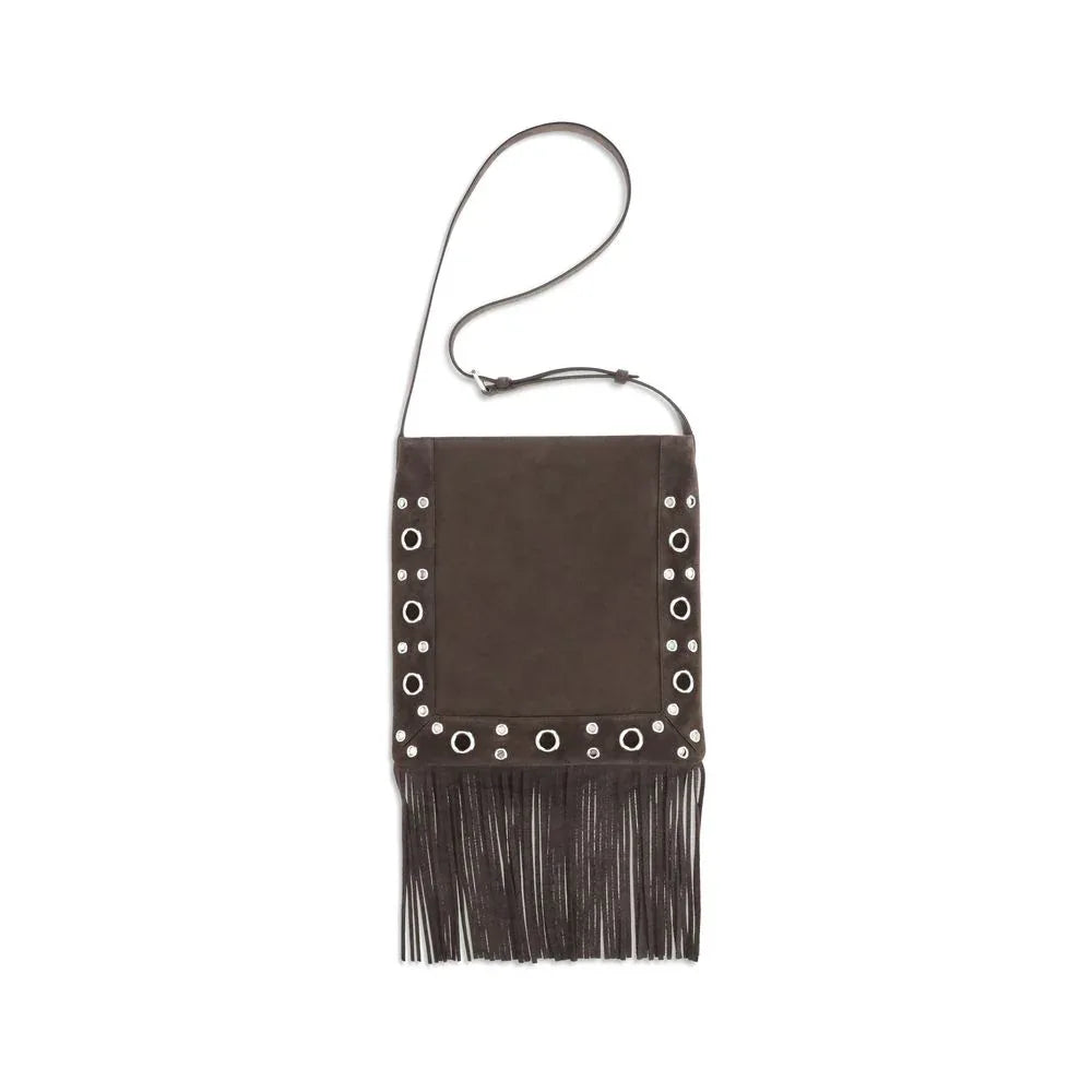 Valentino Garavani Brown Leather Shoulder Bag - Zeiniez