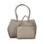 Guess Jeans Beige Polyurethane Women Handbag - Zeiniez