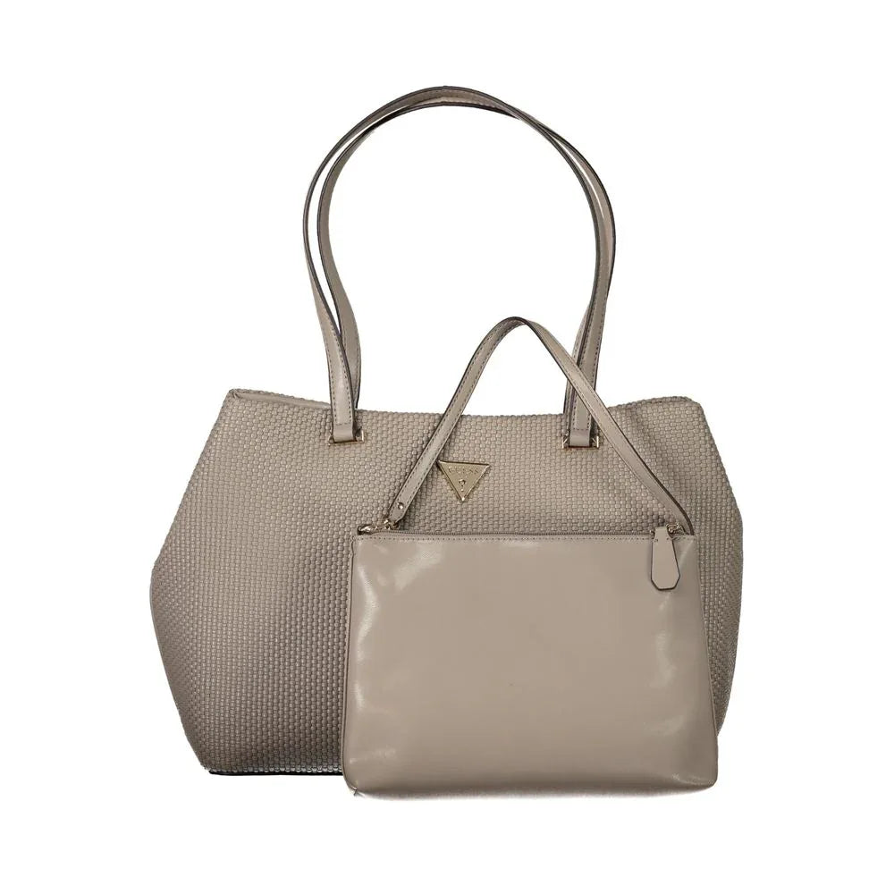 Guess Jeans Beige Polyurethane Women Handbag - Zeiniez