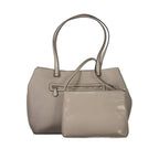 Guess Jeans Beige Polyurethane Women Handbag - Zeiniez