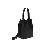 Valentino Garavani Black Calf Leather Bos Taurus Shoulder Bag