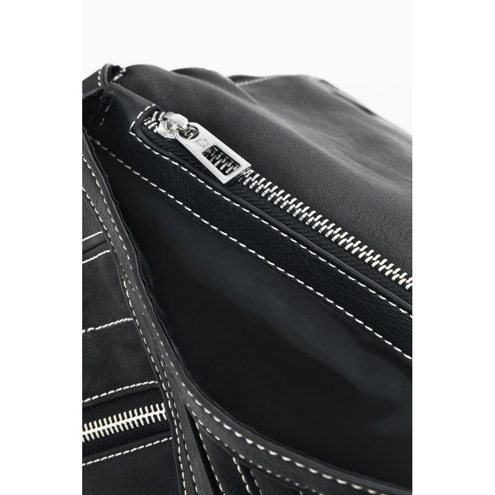 Desigual Black Polyurethane Women Backpack - Zeiniez