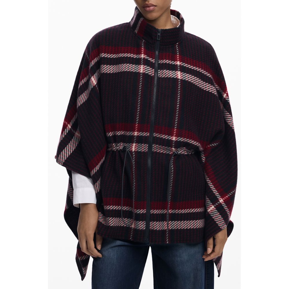 Desigual Black Polyester Women Poncho - Zeiniez