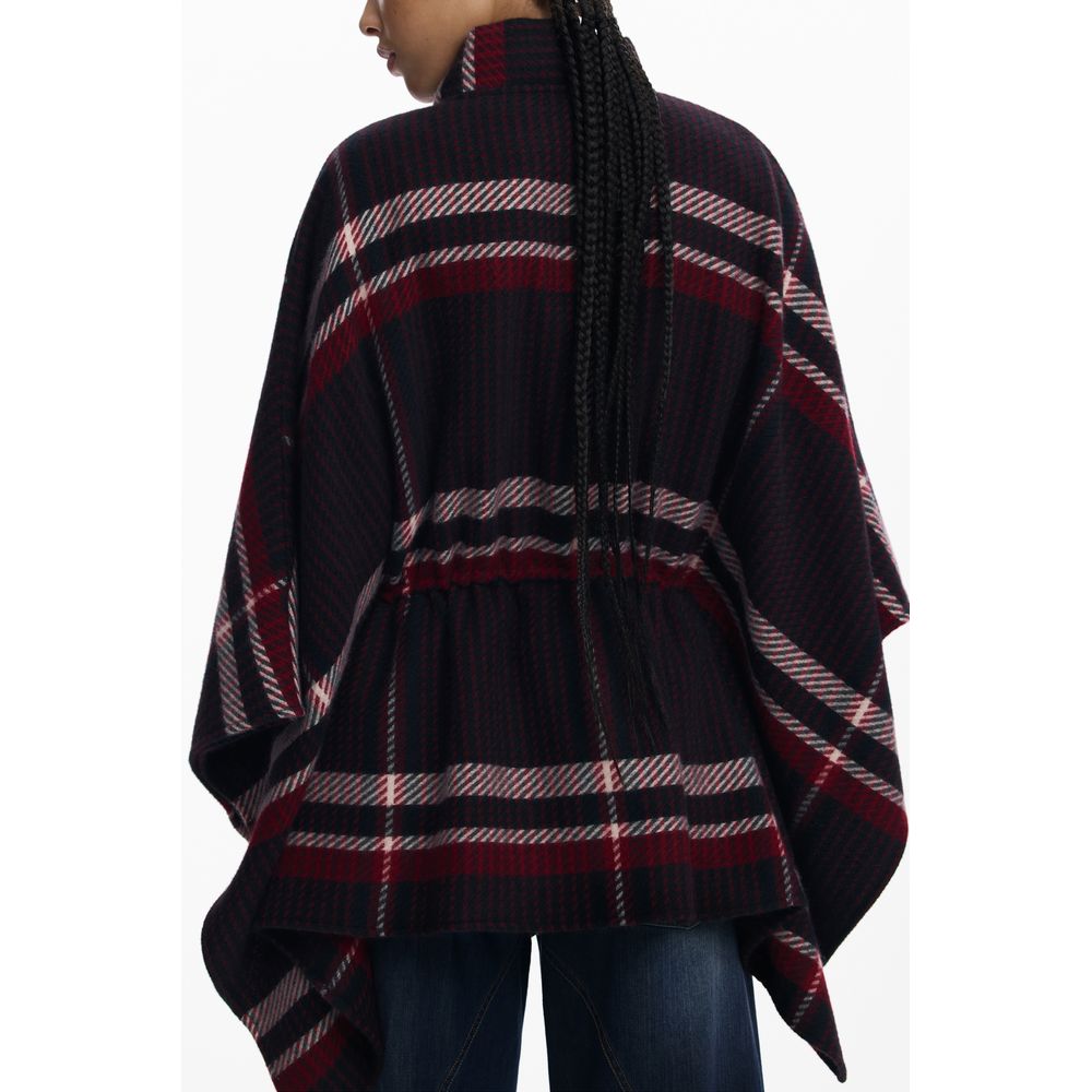 Desigual Black Polyester Women Poncho - Zeiniez