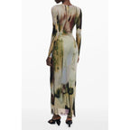 Desigual Green Polyester Casual Dress - Zeiniez