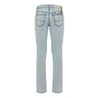 Jacob Cohen Blue Cotton Skinny Jeans - Zeiniez
