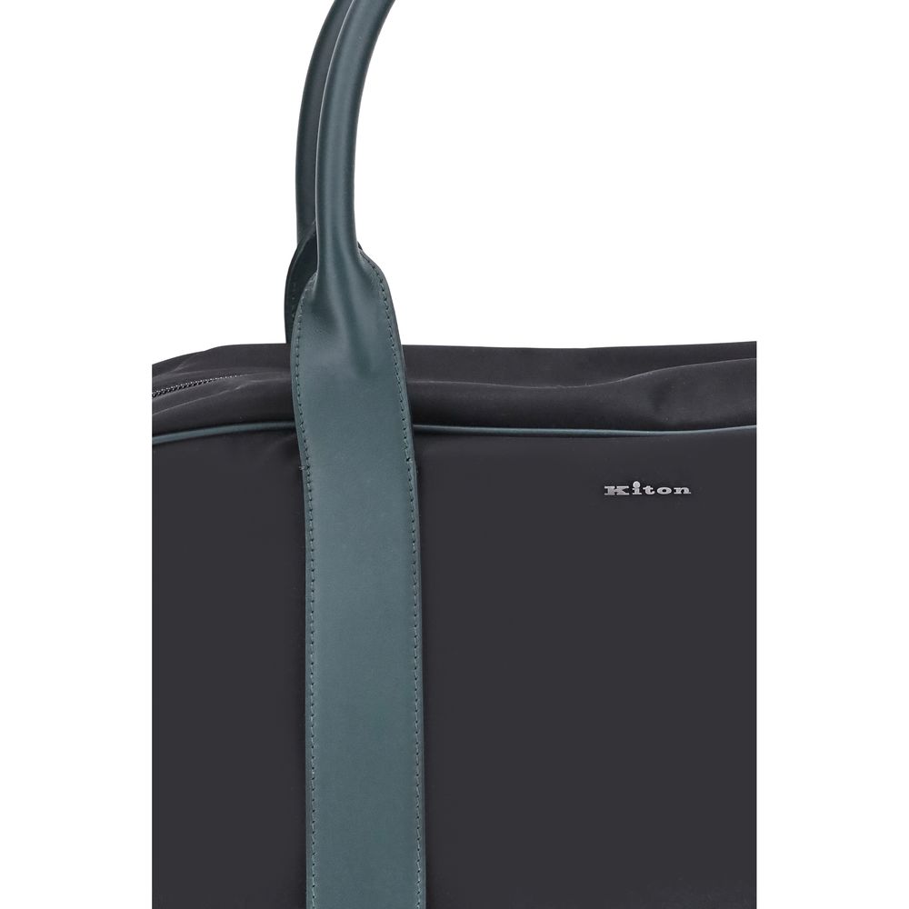 Kiton Bicolor Nylon Luggage And Travel - Zeiniez