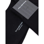 ZEGNA Black Wool Socks - Zeiniez