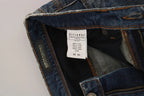 Ermanno Scervino Blue Washed Boot Cut Casual Denim Pants Jeans - Zeiniez