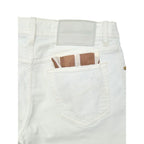 Jacob Cohen White Cotton Skinny Jeans - Zeiniez