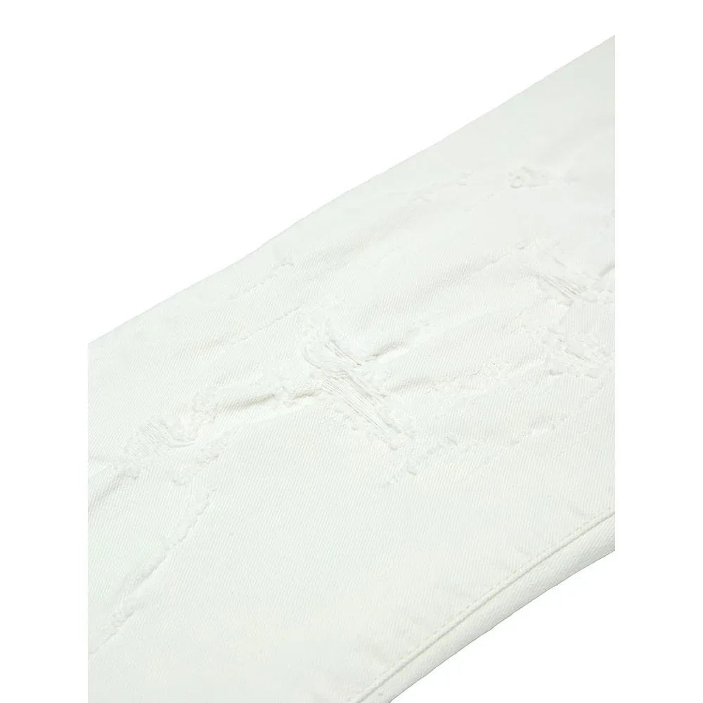 Jacob Cohen White Cotton Skinny Jeans - Zeiniez