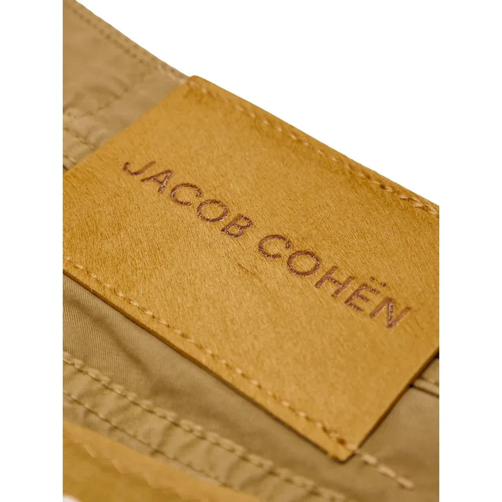 Jacob Cohen Yellow Cotton Skinny Pants - Zeiniez