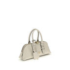 PINKO White Calf Leather Bos Taurus Handbag - Zeiniez