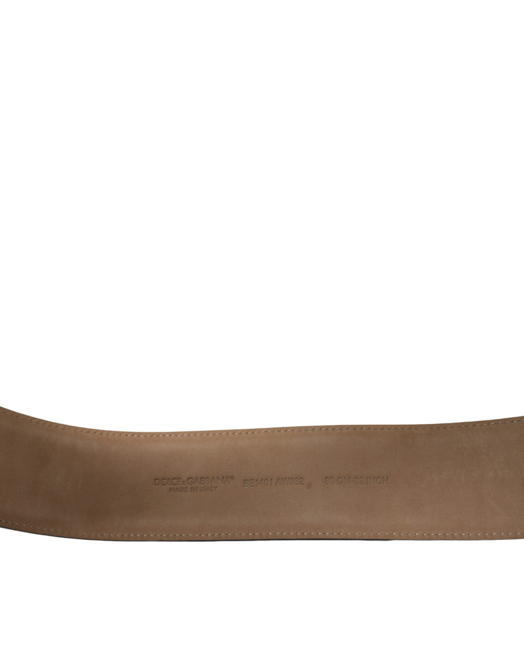 Dolce & Gabbana Black Leather Classic Metal Oval Buckle Belt - Zeiniez