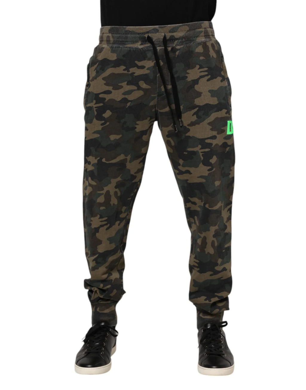 Dolce & Gabbana Multicolor Camouflage Cotton Men Jogger Pants - Zeiniez