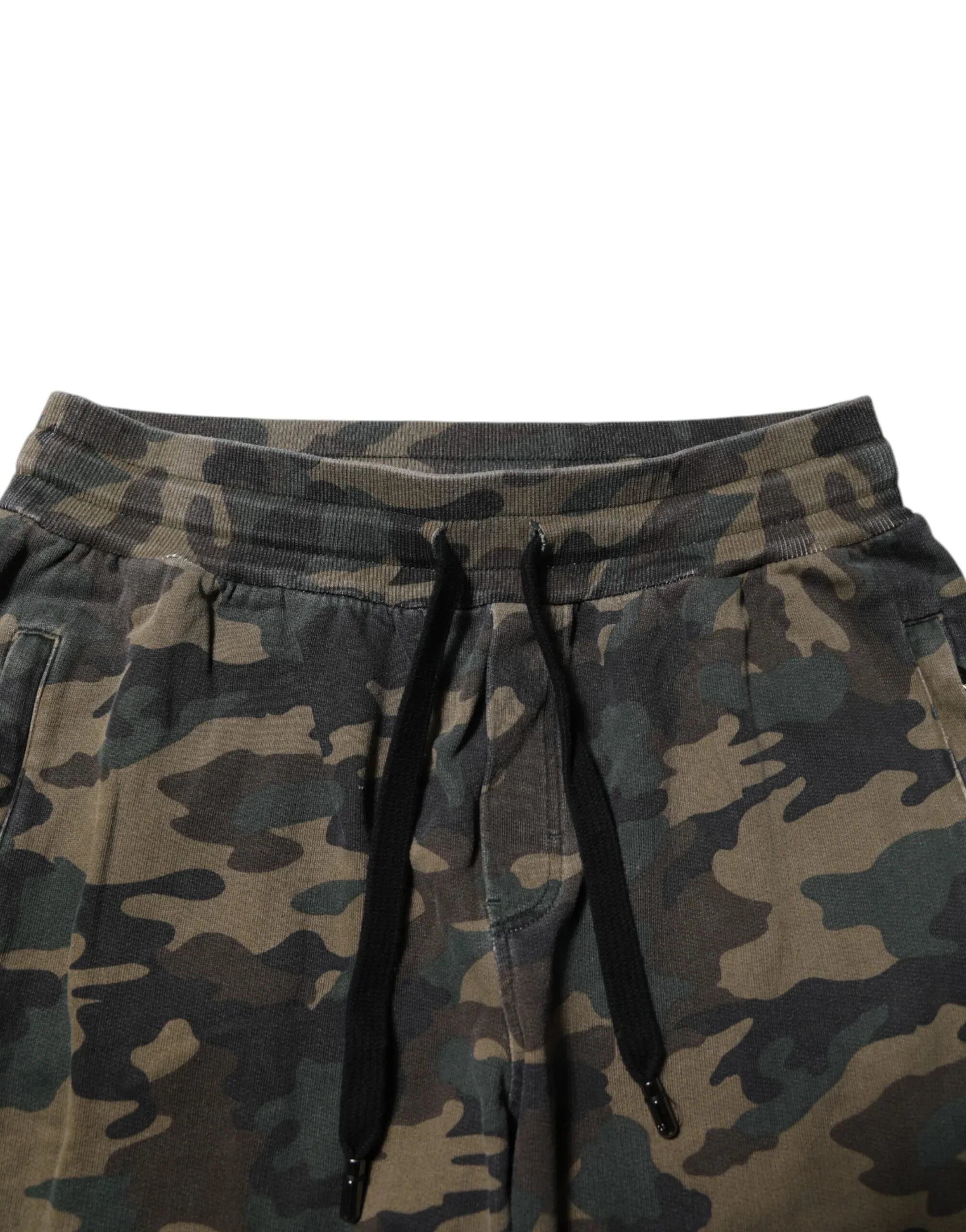 Dolce & Gabbana Multicolor Camouflage Cotton Men Jogger Pants - Zeiniez