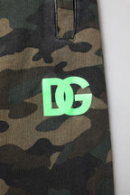 Dolce & Gabbana Multicolor Camouflage Cotton Men Jogger Pants - Zeiniez