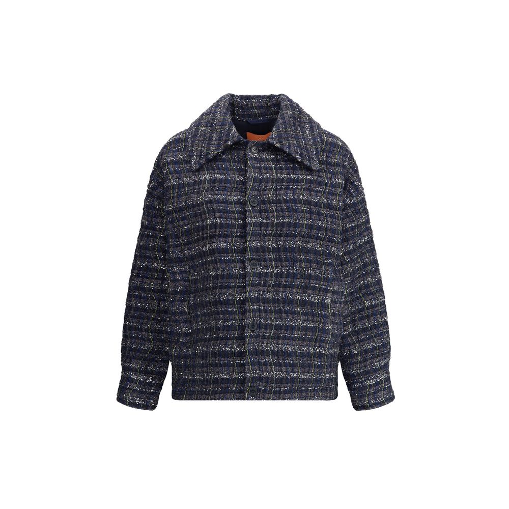Missoni Blue Viscose Coat - Zeiniez