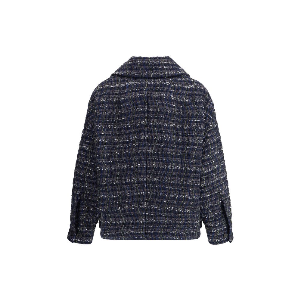 Missoni Blue Viscose Coat - Zeiniez