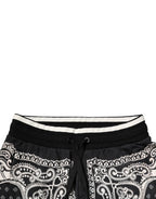 Dolce & Gabbana Black Cotton Bandana Jogger Sweatpants Pants - Zeiniez