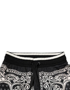 Dolce & Gabbana Black Cotton Bandana Jogger Sweatpants Pants