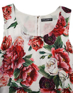 Dolce & Gabbana Multicolor Floral Print Viscose Sheath Dress - Zeiniez