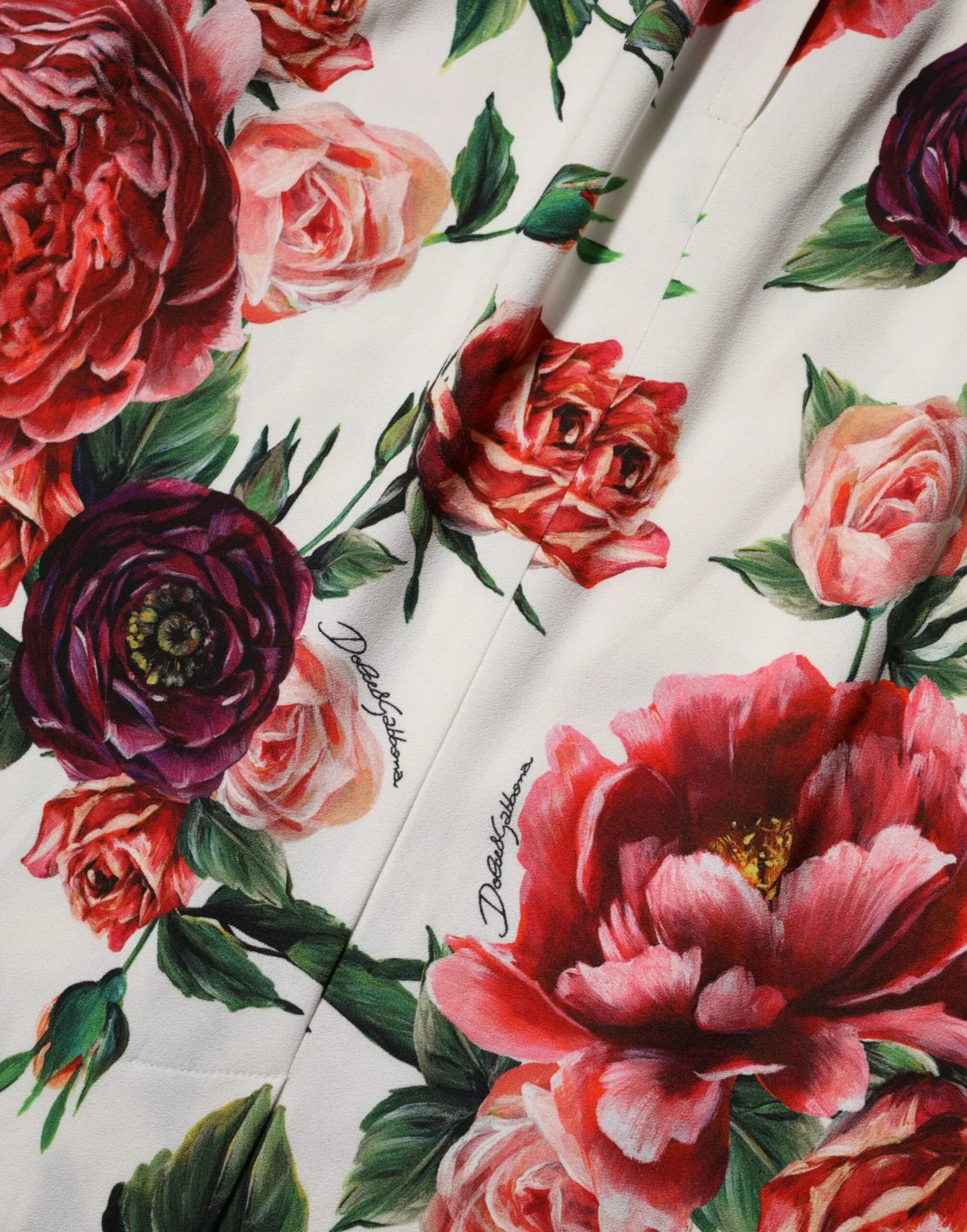 Dolce & Gabbana Multicolor Floral Print Viscose Sheath Dress - Zeiniez