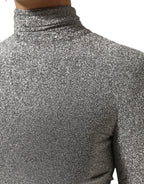 Dolce & Gabbana Gray Nylon Bodycon Sheath Long Sleeves Dress - Zeiniez