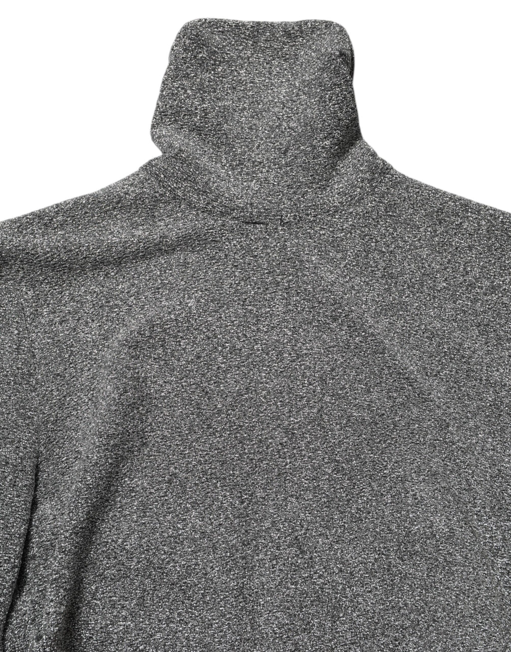 Dolce & Gabbana Gray Nylon Bodycon Sheath Long Sleeves Dress