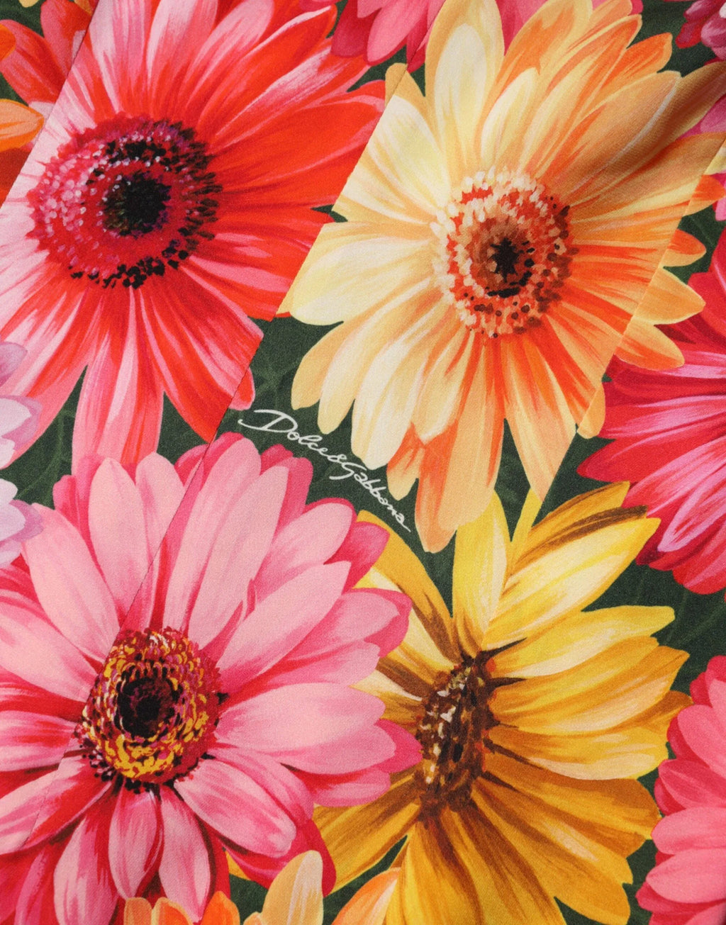 Dolce & Gabbana Multicolor Floral Print SilkSheath Midi Dress - Zeiniez