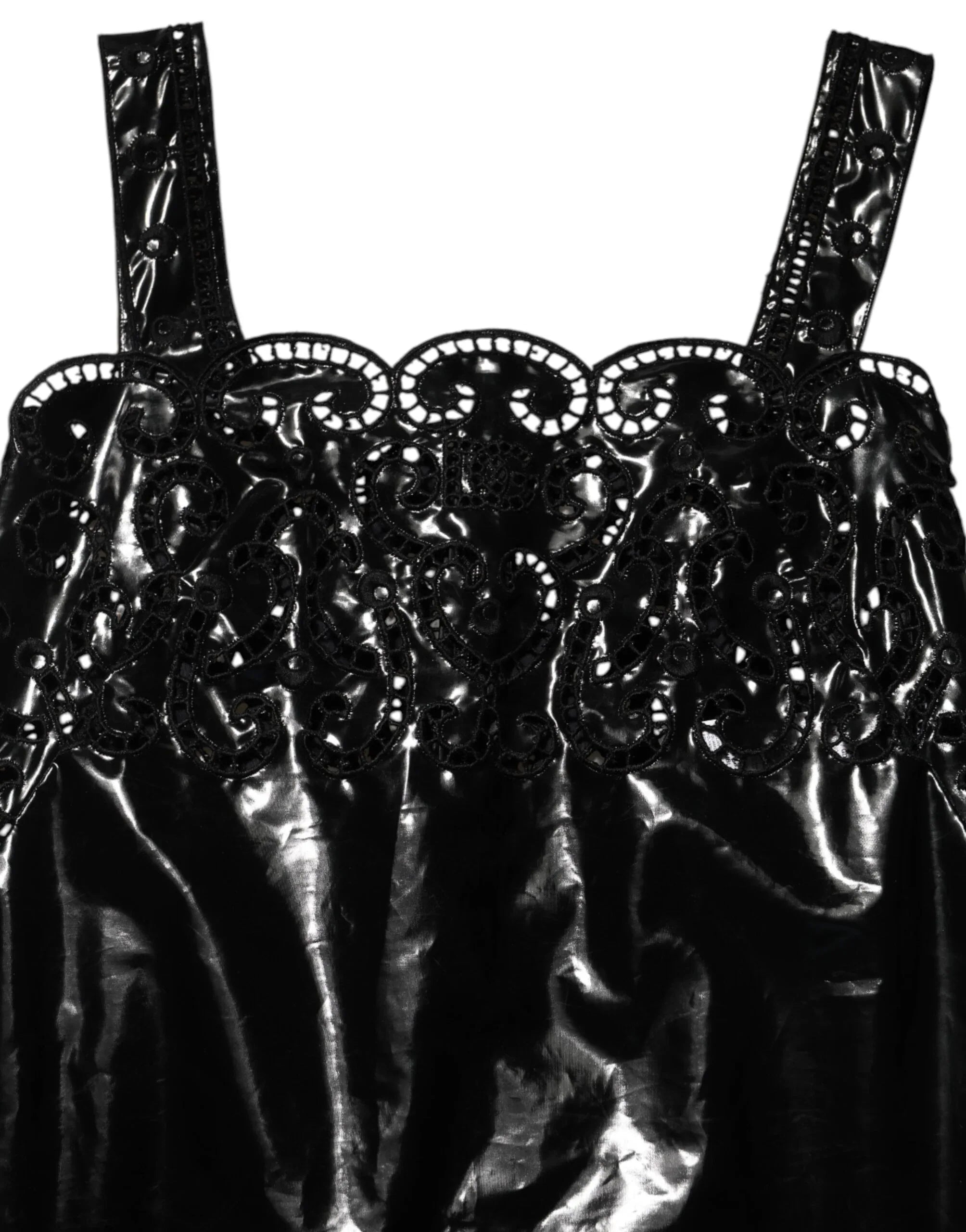 Dolce & Gabbana Black Cut Out A-line Sheath Mini Dress - Zeiniez