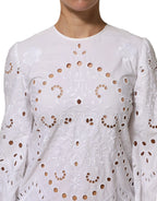 Dolce & Gabbana White Cut Out A-line Sheath Mini Dress - Zeiniez