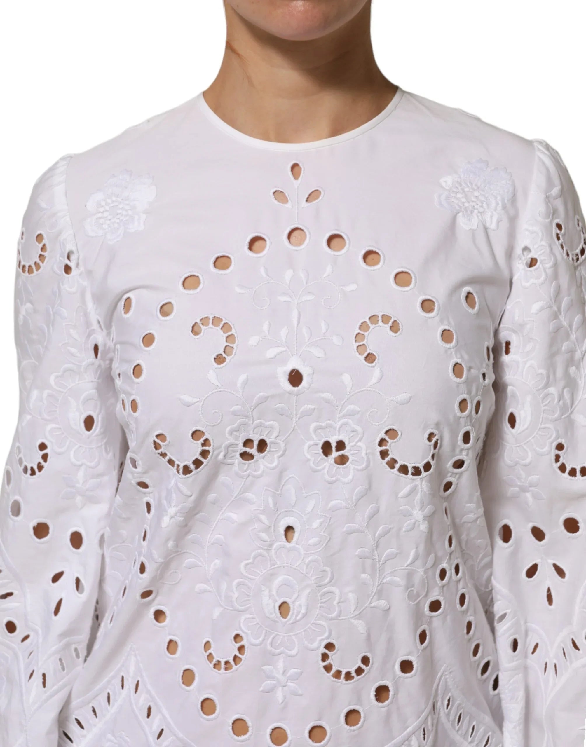 Dolce & Gabbana White Cut Out A-line Sheath Mini Dress - Zeiniez