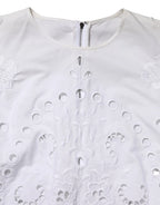 Dolce & Gabbana White Cut Out A-line Sheath Mini Dress - Zeiniez