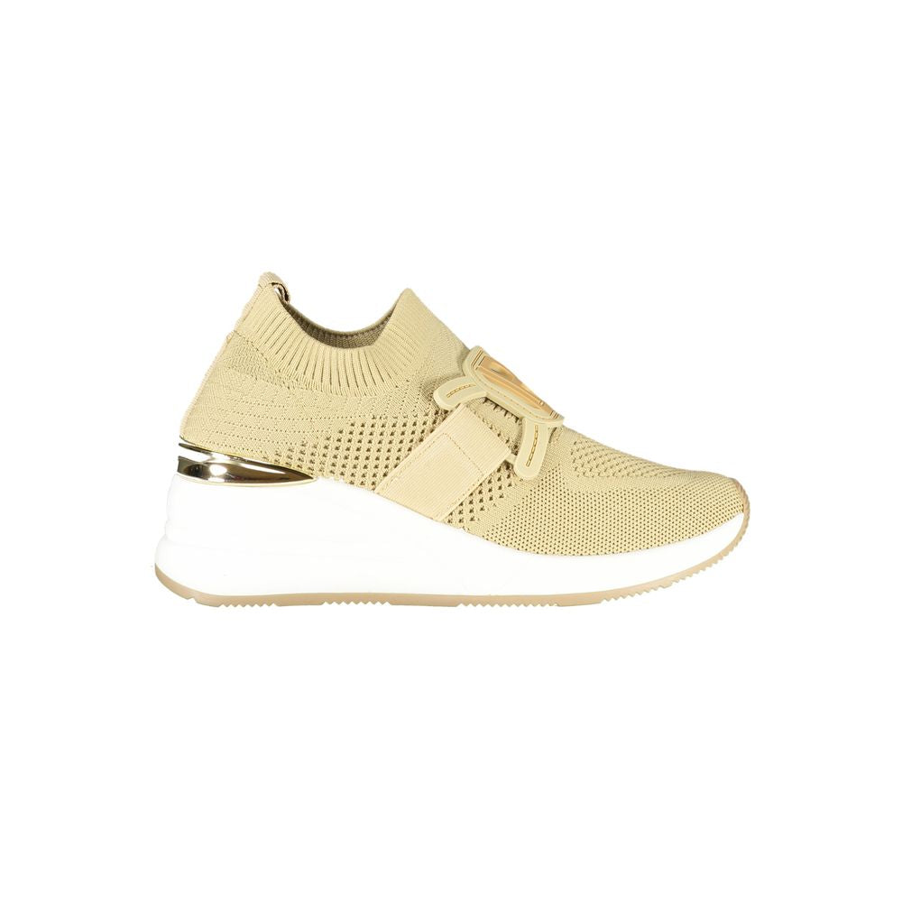 Laura Biagiotti Beige Polyurethane Women Sneaker - Zeiniez