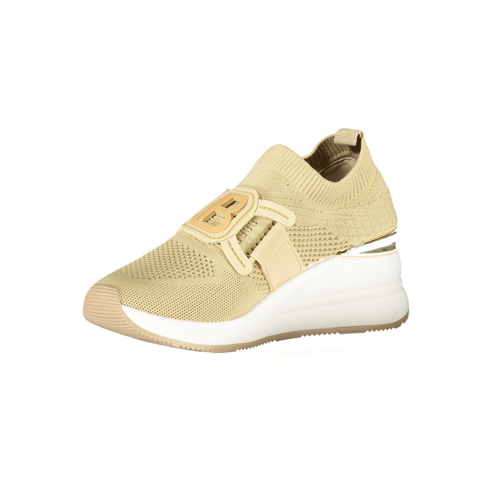 Laura Biagiotti Beige Polyurethane Women Sneaker - Zeiniez