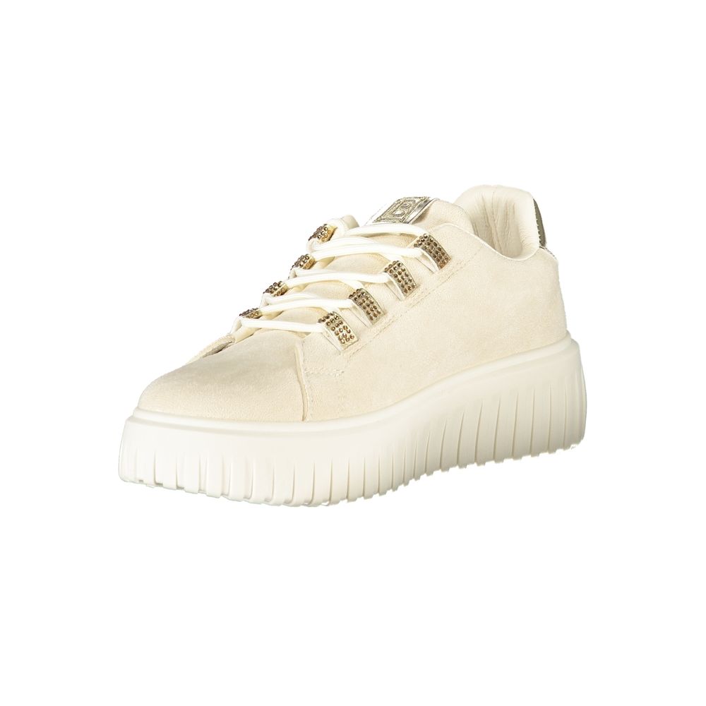 Laura Biagiotti Beige Polyurethane Women Sneaker - Zeiniez