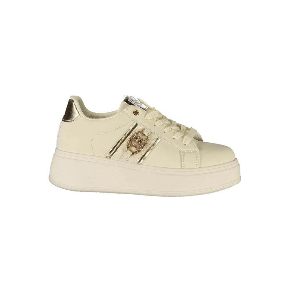 Laura Biagiotti Beige Polyurethane Women Sneaker - Zeiniez