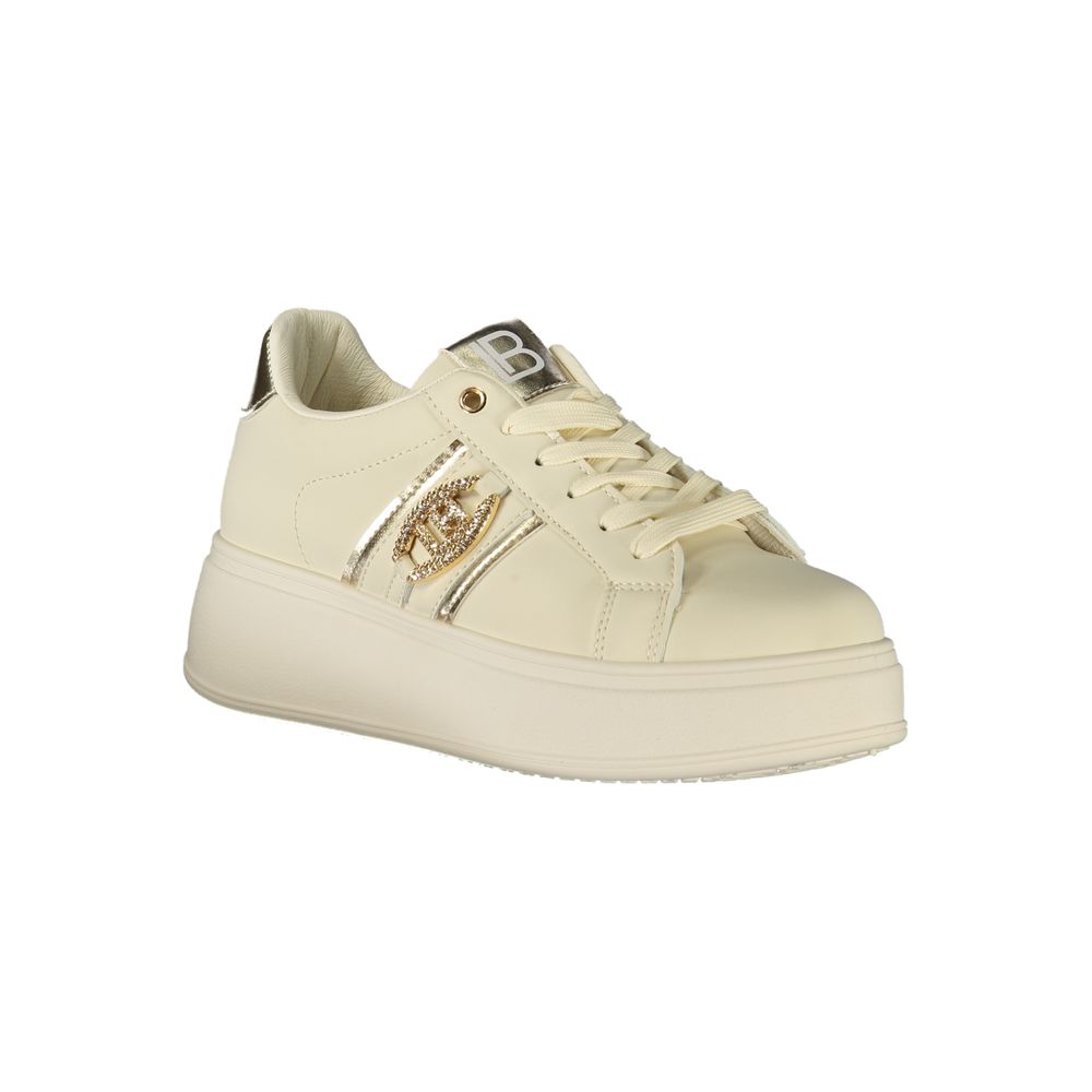 Laura Biagiotti Beige Polyurethane Women Sneaker - Zeiniez