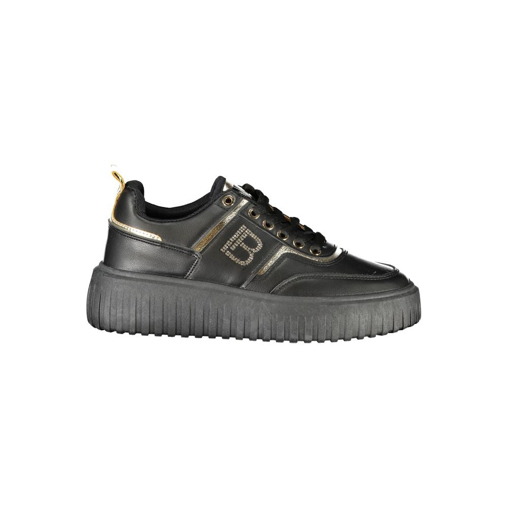 Laura Biagiotti Black Polyester Women Sneaker - Zeiniez