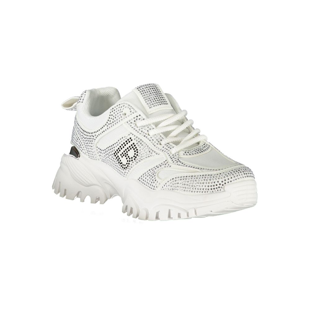 Laura Biagiotti White Polyester Sneaker Laura Biagiotti