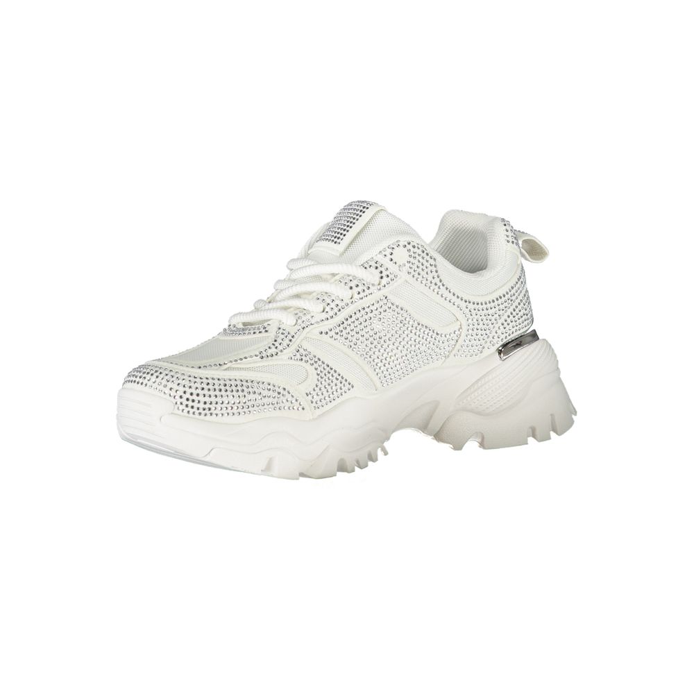 Laura Biagiotti Bianco Polyurethane Women Sneaker - Zeiniez