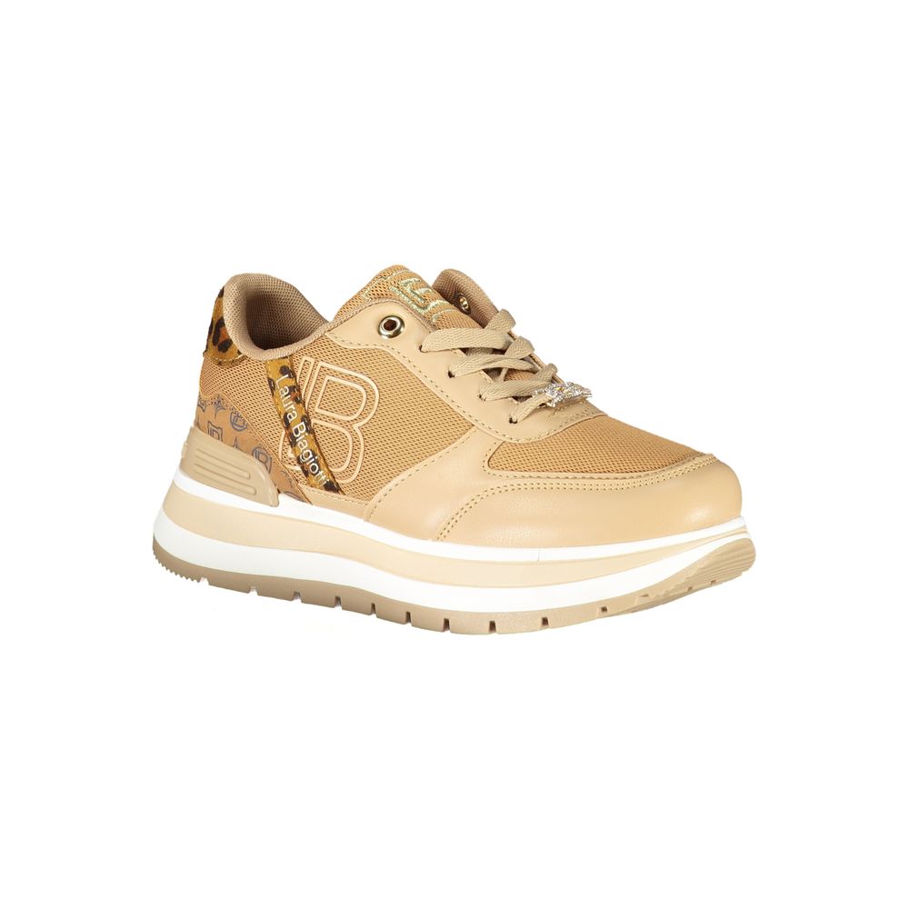 Laura Biagiotti Marrone Polyurethane Women Sneaker - Zeiniez