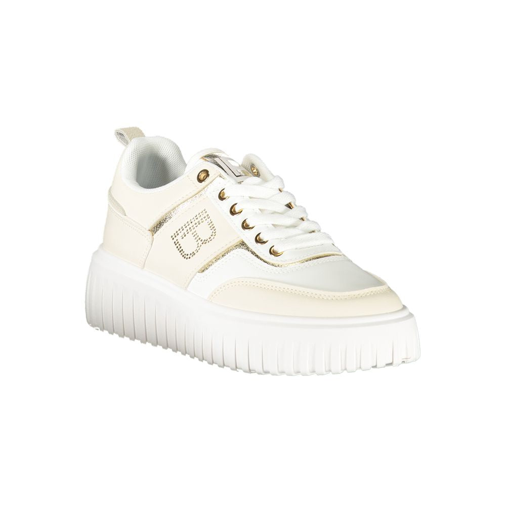 Laura Biagiotti Beige Polyester Women Sneaker - Zeiniez