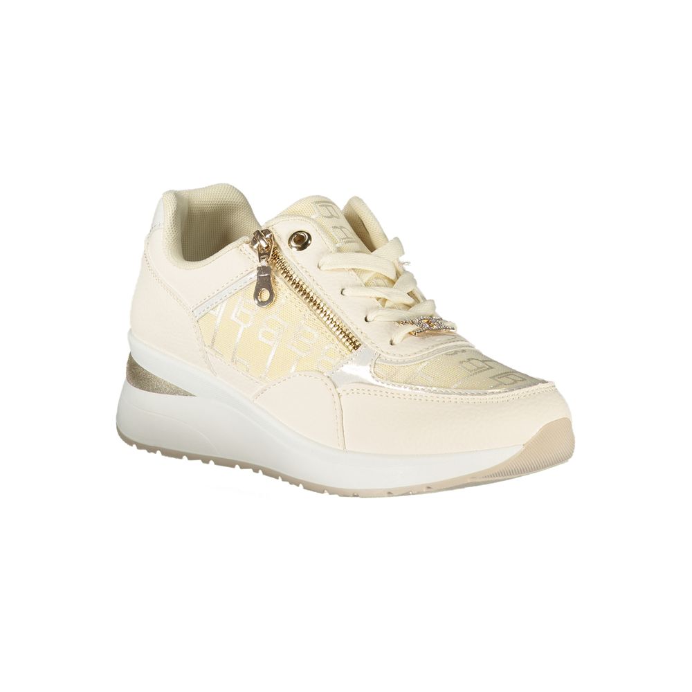 Laura Biagiotti White Polyurethane Women Sneaker - Zeiniez