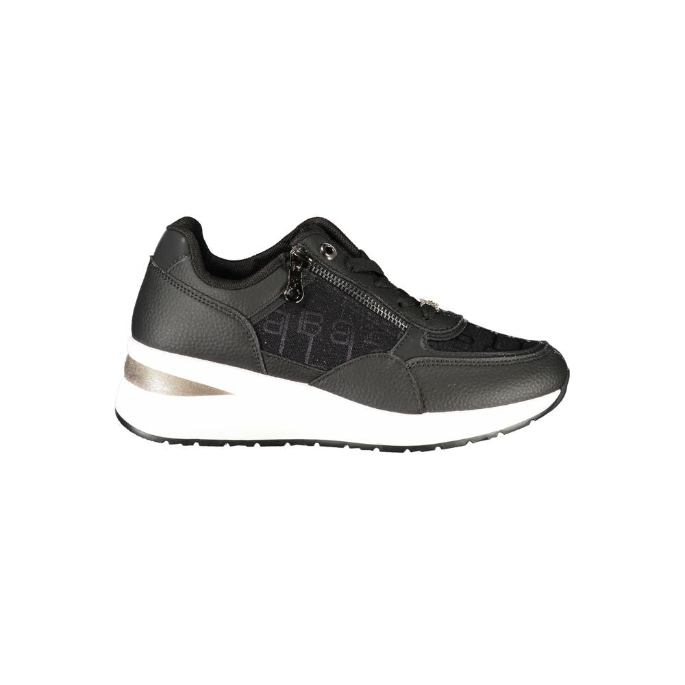 Laura Biagiotti Black Polyurethane Women Sneaker - Zeiniez